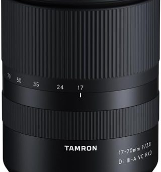 Tamron 17-70mm f/2.8 Di III-A VC RXD Lens for Sony E APS-C Mirrorless Cameras Black
